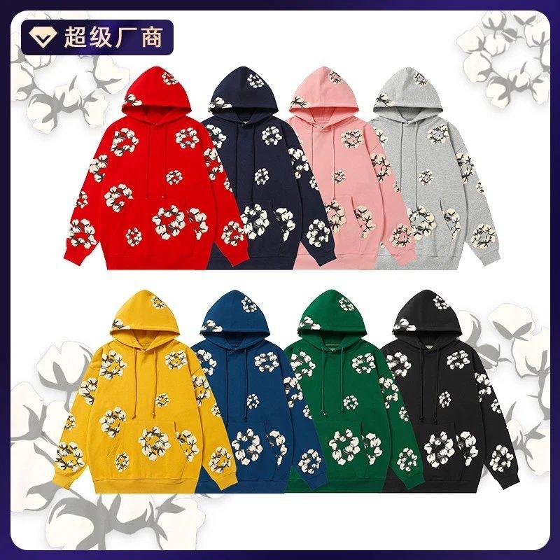 Denim Tears Floral Print Hoodie Litbuy hoodie find product image