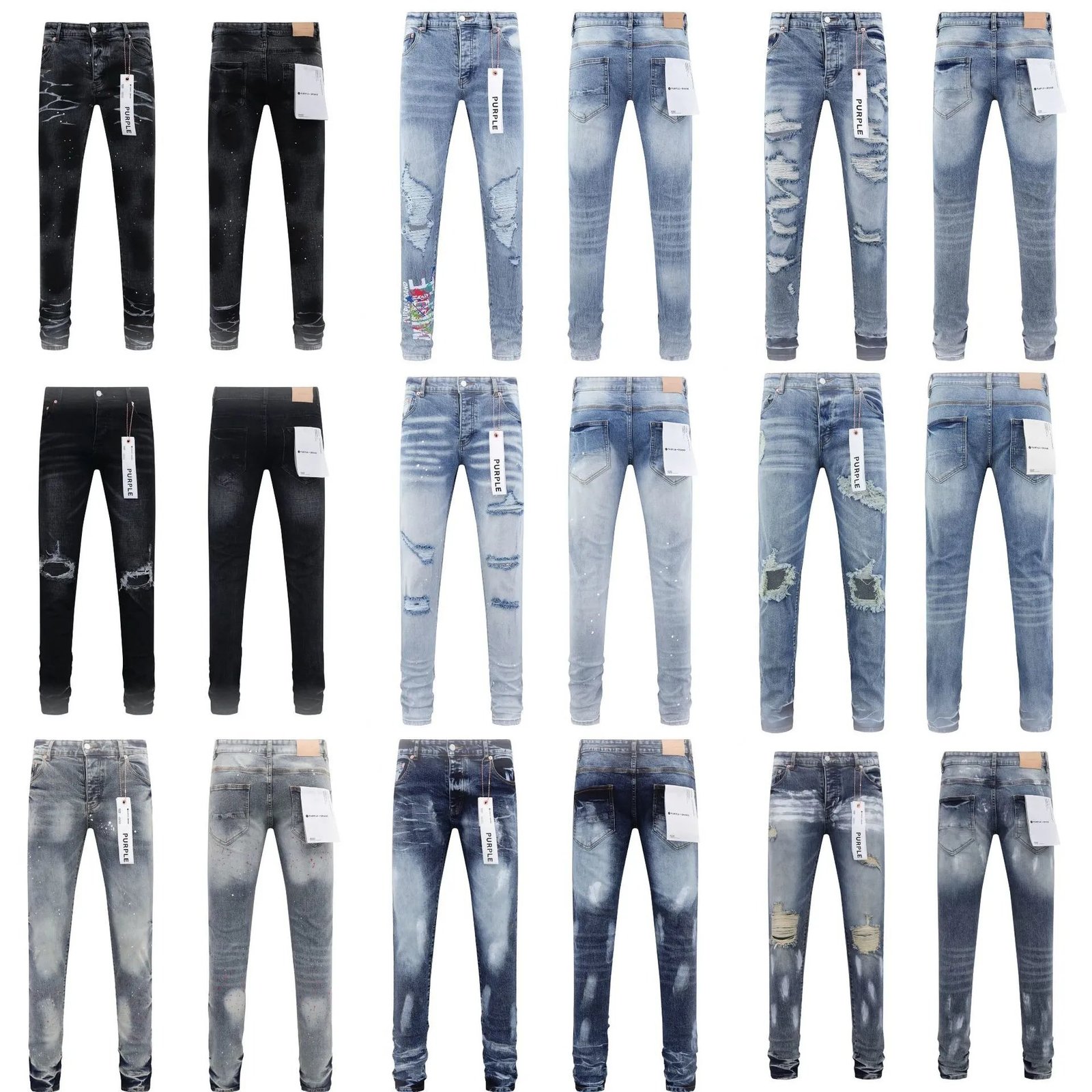 Purple Brand Distressed Jeans Litbuy denim find product image