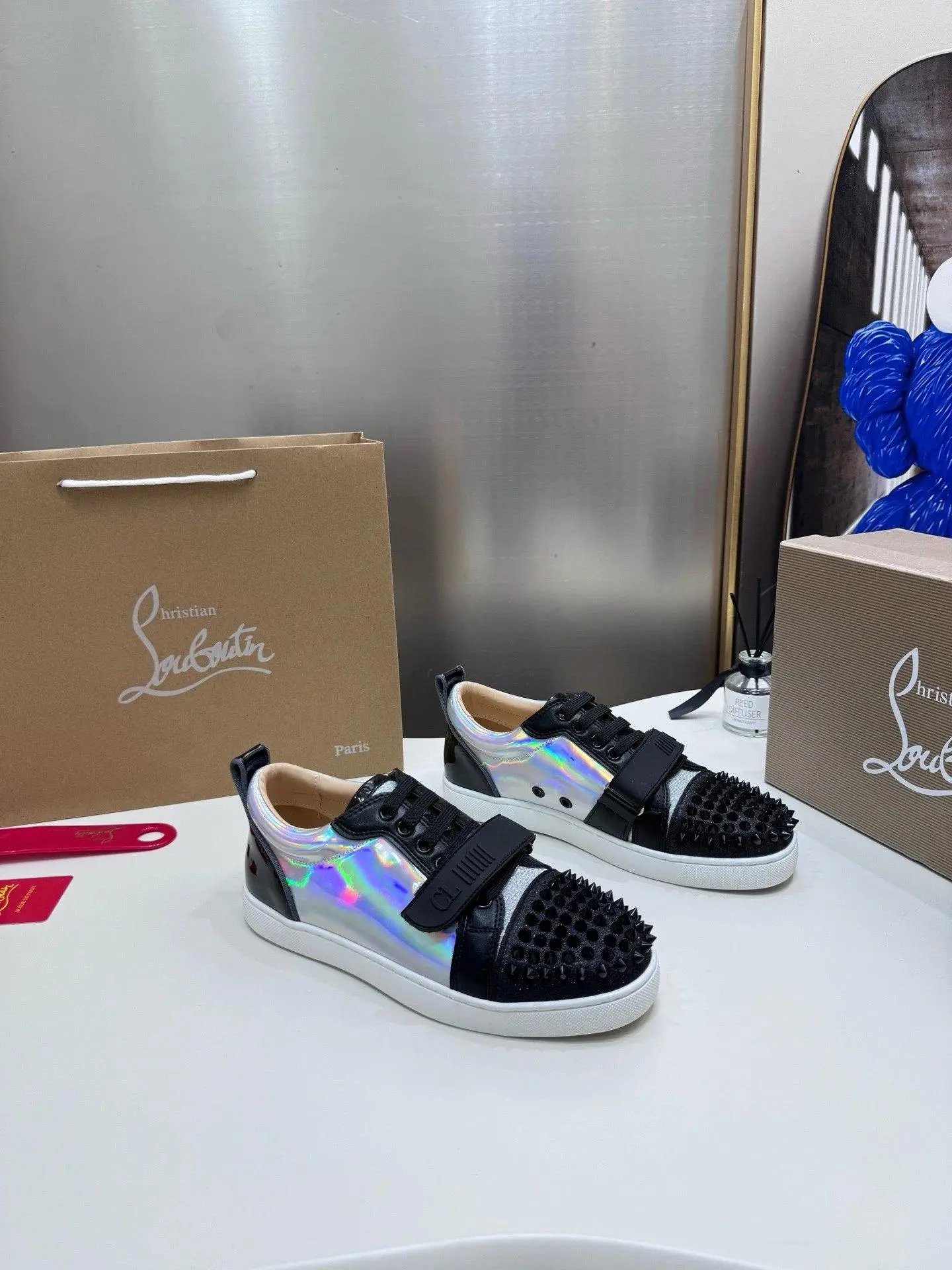 Christian Louboutin Spiky Sneakers Litbuy shoe find product image